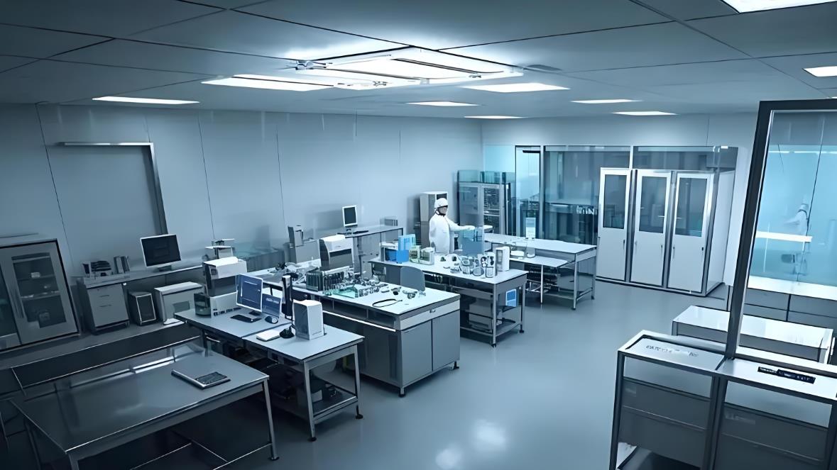 重慶廠房裝修效果圖，1000平電子無塵車間裝修效果圖