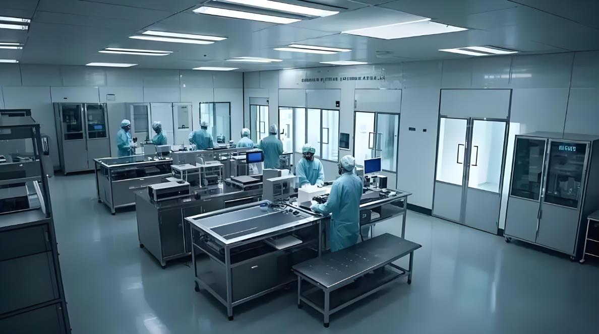 重慶廠(chǎng)房裝修效果圖，1000平電子無(wú)塵車(chē)間裝修效果圖