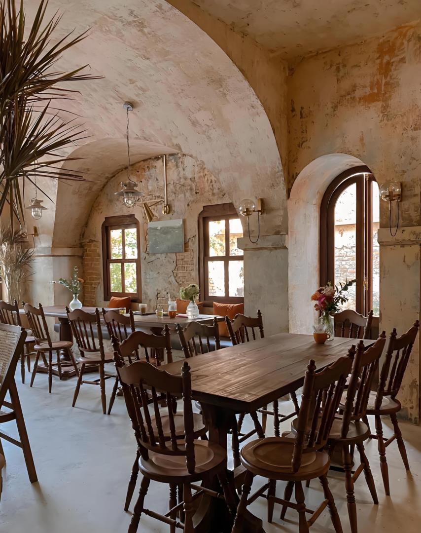 復(fù)古文藝風(fēng)烘焙店裝修案例 復(fù)古文藝風(fēng)烘焙店裝修案例