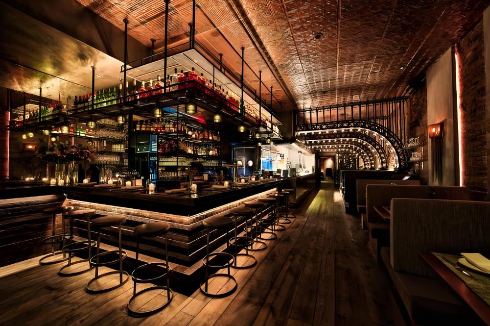 美式復(fù)古酒吧裝修效果圖，探索美式復(fù)古