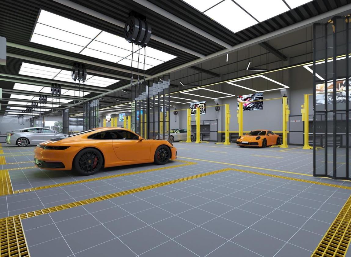 汽車維修店面設(shè)計(jì)案例