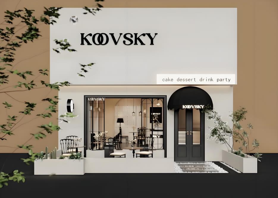 46㎡法式甜品店設(shè)計(jì)案例