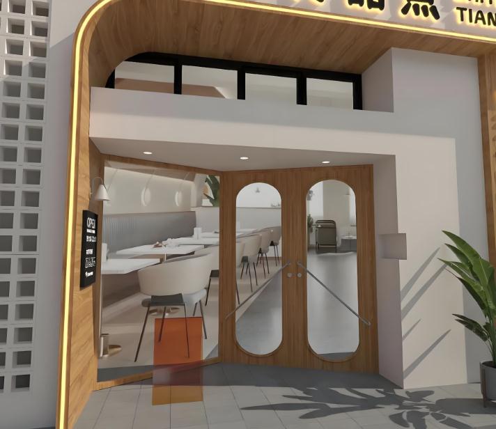 甜品店門頭裝修效果圖