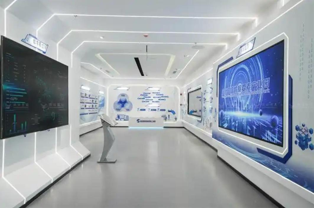 數(shù)據(jù)產(chǎn)業(yè)園展廳裝修效果圖
