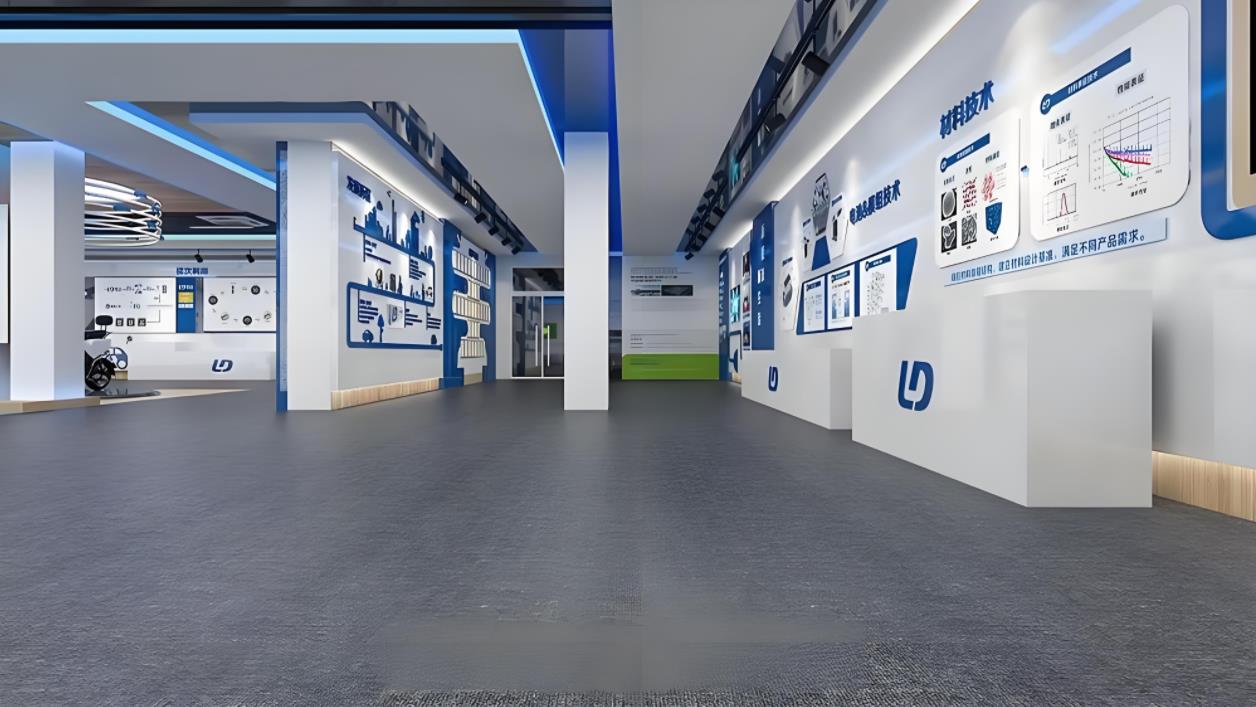 新能源汽車企業(yè)文化展廳設計效果圖