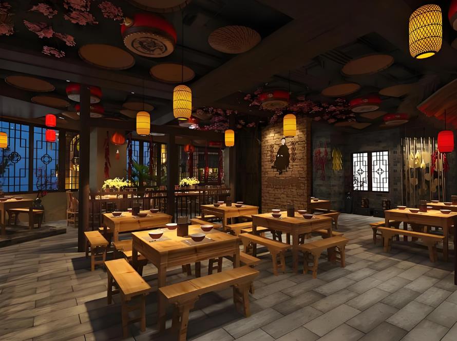 100平米餐飲店裝修要花多少錢？