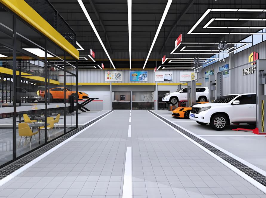 汽修廠設(shè)計裝修的風(fēng)格該如何定位?